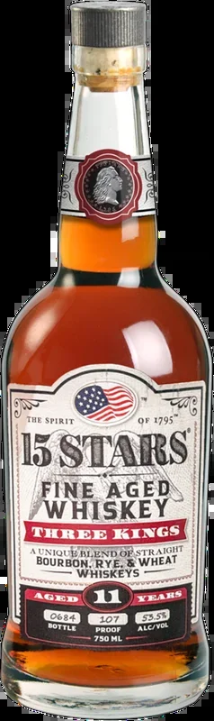 15 Stars Three Kings Whiskey
