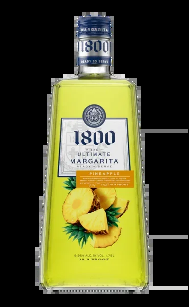 1800 ULTIMATE PINEAPPLE MARGARITA RTD 1.75LI