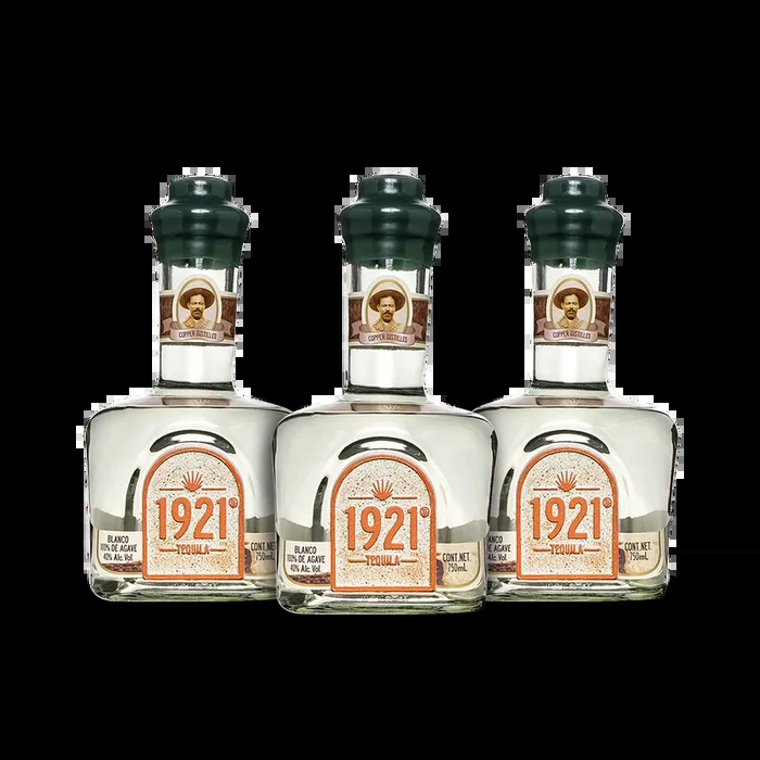 1921 Blanco Tequila (3) Bottle Bundle