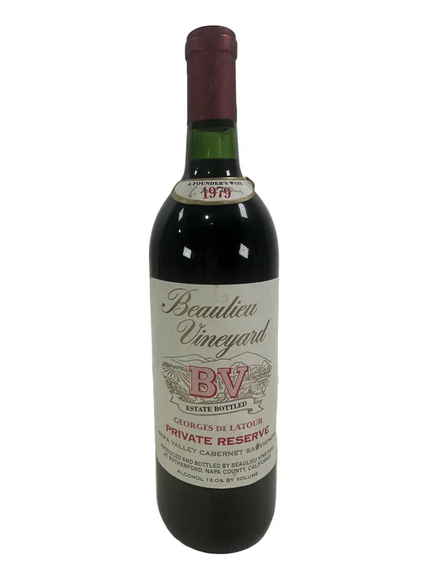 1979 Beaulieu Vineyard BV Georges de Latour Private Reserve Cabernet Sauvignon 750ml