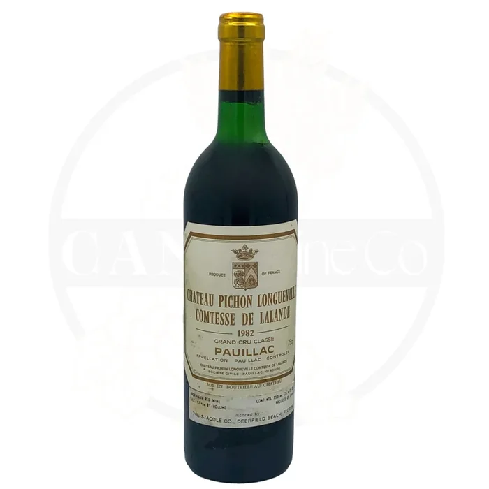 1982 Chateau Pichon Longueville Comtesse de Lalande 750ml