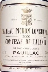2000 Chateau Pichon Longueville Comtesse de Lalande 1.5Lt