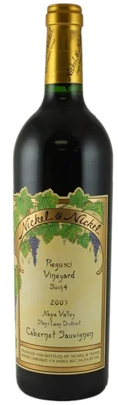 2003 | Nickel & Nickel | Regusci Vineyard Block 4 Cabernet Sauvignon