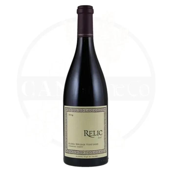 2004 Relic Alder Springs Vineyard Syrah 750ml
