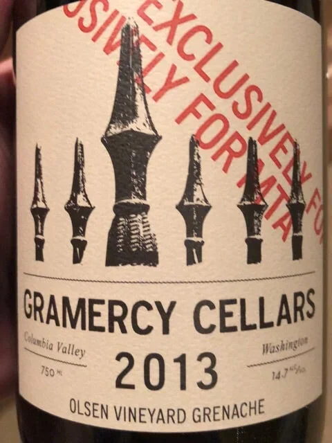 2013 Gramercy Cellars Olsen Vineyard Grenache 750ml