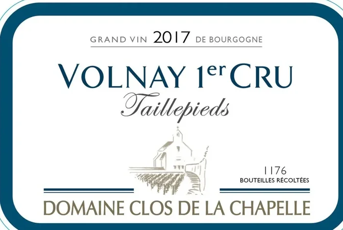 2017 Domaine Clos de la Chapelle Taillepieds 750ml