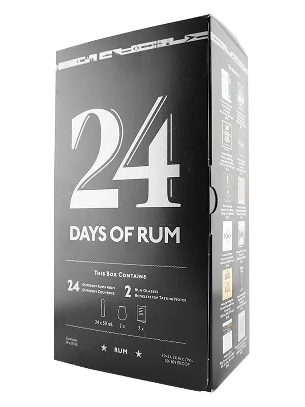 24 Days of Rum World Tour Rum Tasting Box Gift Set