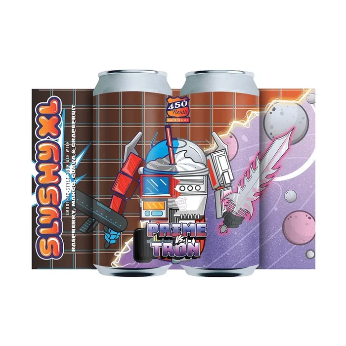 450 North Brewing Co. Prime vs Tron Slushy XL Sour Ale Beer 4-Pack
