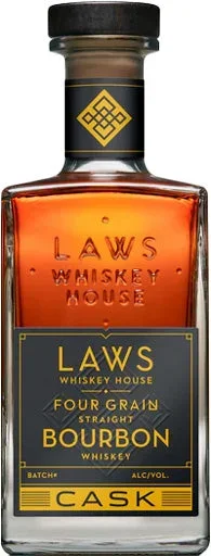 A.D. Laws Four Grain Cask Strength Straight Bourbon Whiskey 750ml
