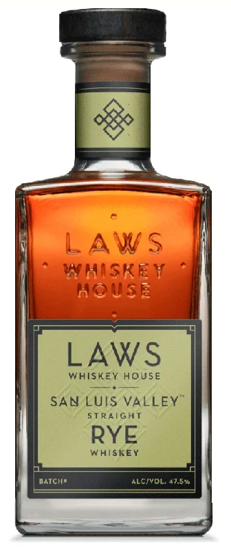 A.D. Laws San Luis Valley Straight Rye Whiskey 750ml