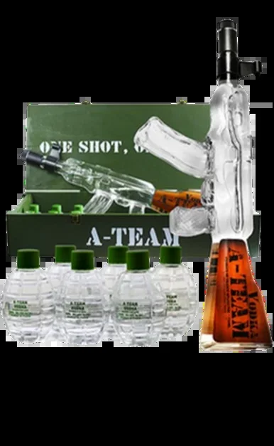 A TEAM SWAT VODKA GIFT BOX FRANCE 750ML