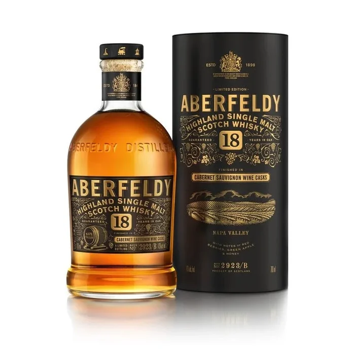 Aberfeldy 18 Year Old ‘Cabernet Sauvignon Cask’ Highland Single Malt Scotch Whisky