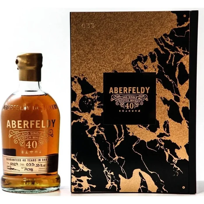 Aberfeldy 40 Year Old Single Malt Whisky – 70cl 53.1%