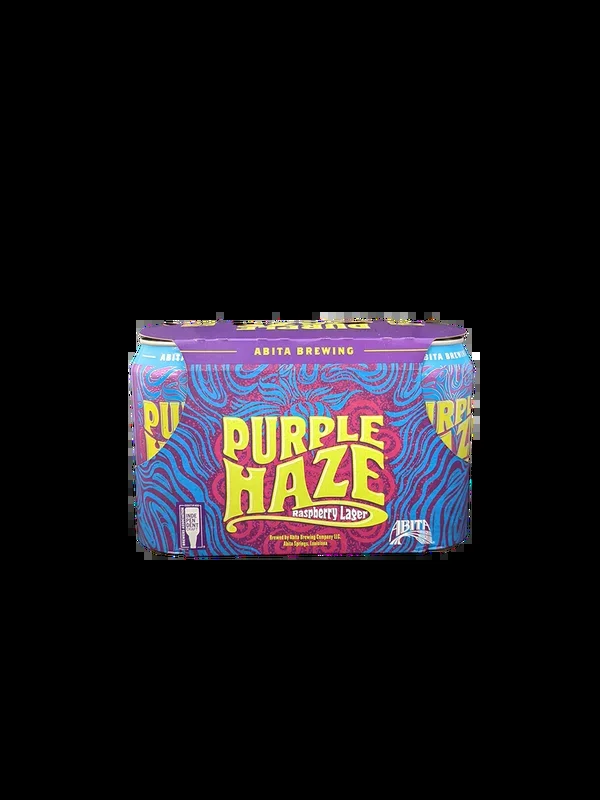 Abita Purple Haze Raspberry Lager 6 Pack Cans