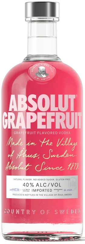 ABSOLUT VODKA GRAPEFRUIT FLAVORED SWEDEN 750ML