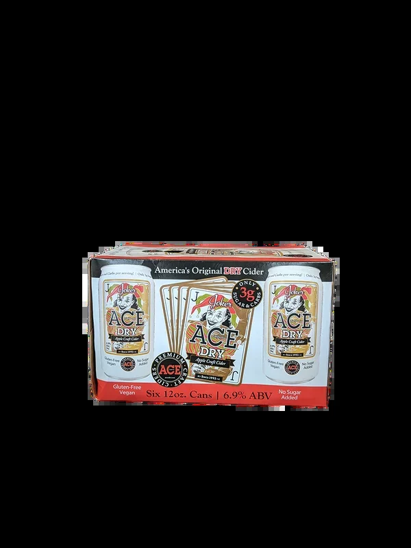 Ace Joker Dry Cider 6 Pack Cans