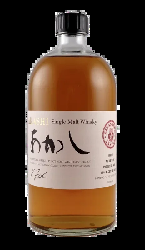 Akashi White Oak Sommelier Series Wine Cask Japanese Single Malt Whisky 750ml