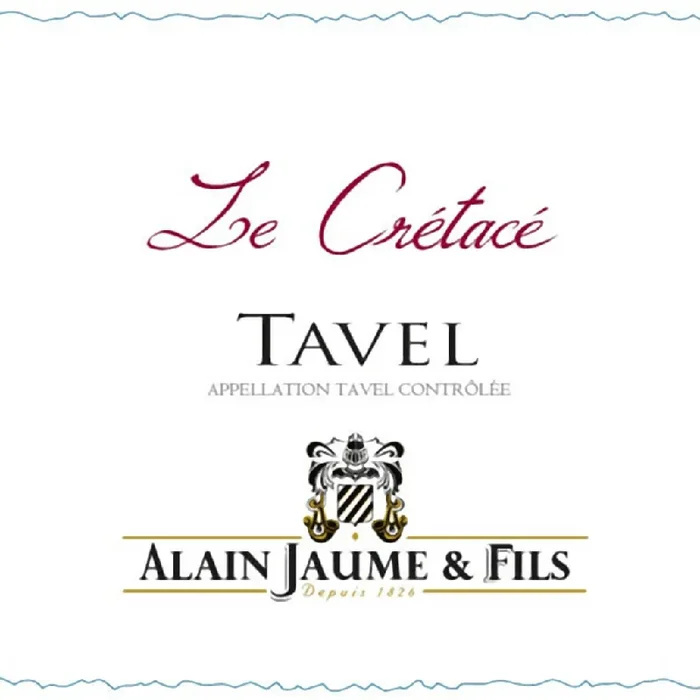 Alain Jaume Tavel Rosé Le Cretace
