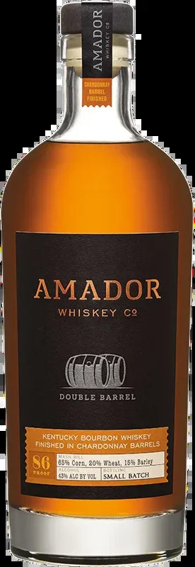 Amador Whiskey Co. ‘Double Barrel’ Chardonnay Cask Finish Kentucky Bourbon Whiskey