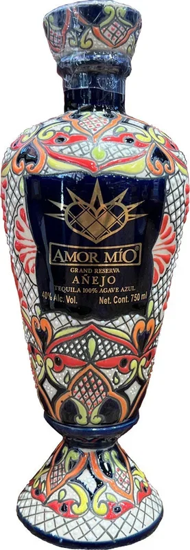 Amor Mio Tequila Anejo Ceramic 750ml