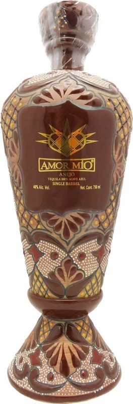 Amor Mio Tequila Single Barrel Anejo Ceramic 750ml