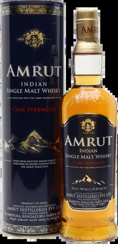 Amrut Single Malt Cask Strenght 123.6 Proof 750ml