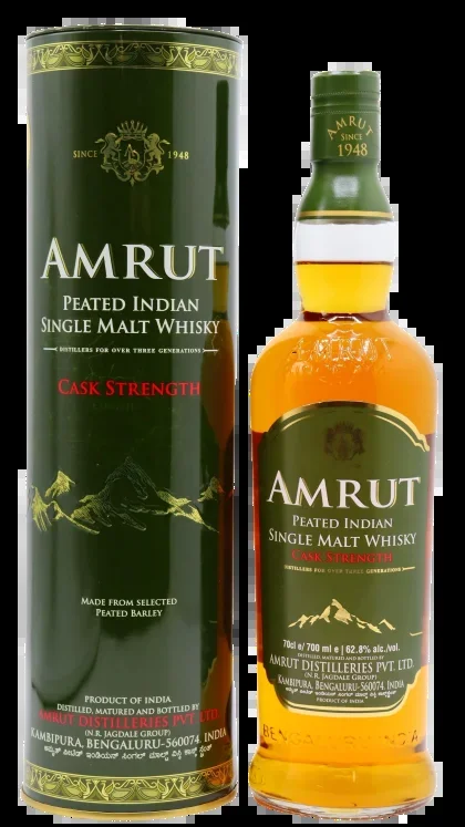 Amrut Single Malt Peated Cask Strenght 125.6 Proof 750ml