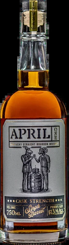 April One Single Barrel Cask Strength Kentucky Straight Bourbon Whiskey