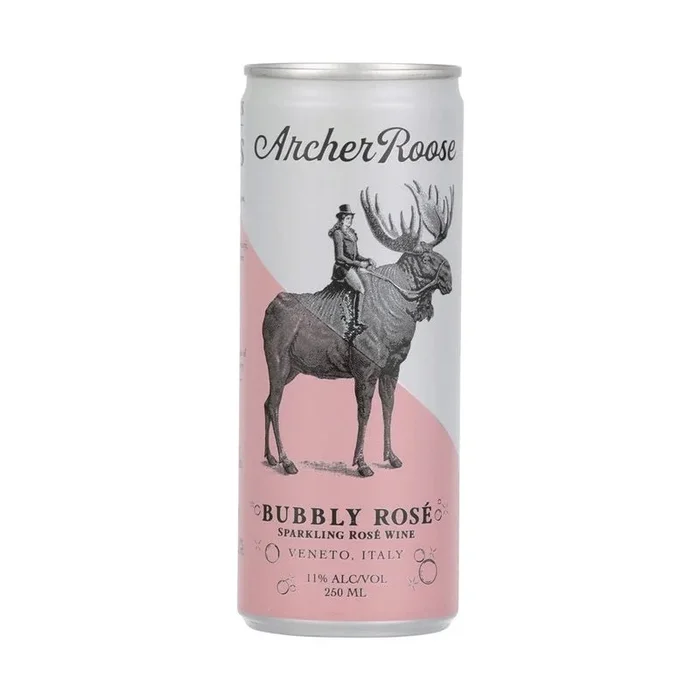 Archer Roose Bubbly Sparkling Ros‚ Canned Wine 4-Pack