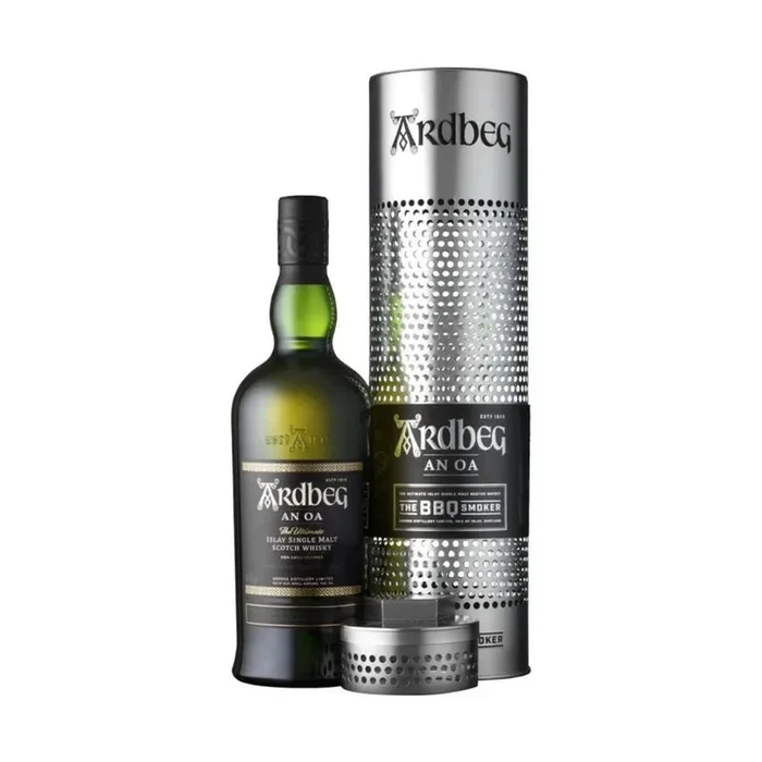 Ardbeg ‘An Oa’ Islay Single Malt Scotch Whisky w/BBQ Smoker