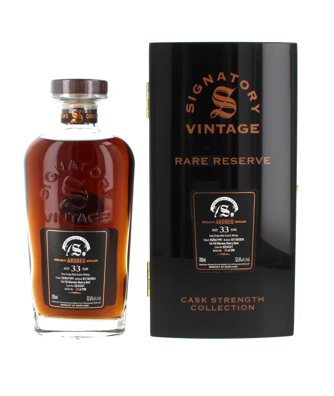 Ardbeg Aged 33 Years 1991 Rare Reserve – 70cl 52.6%