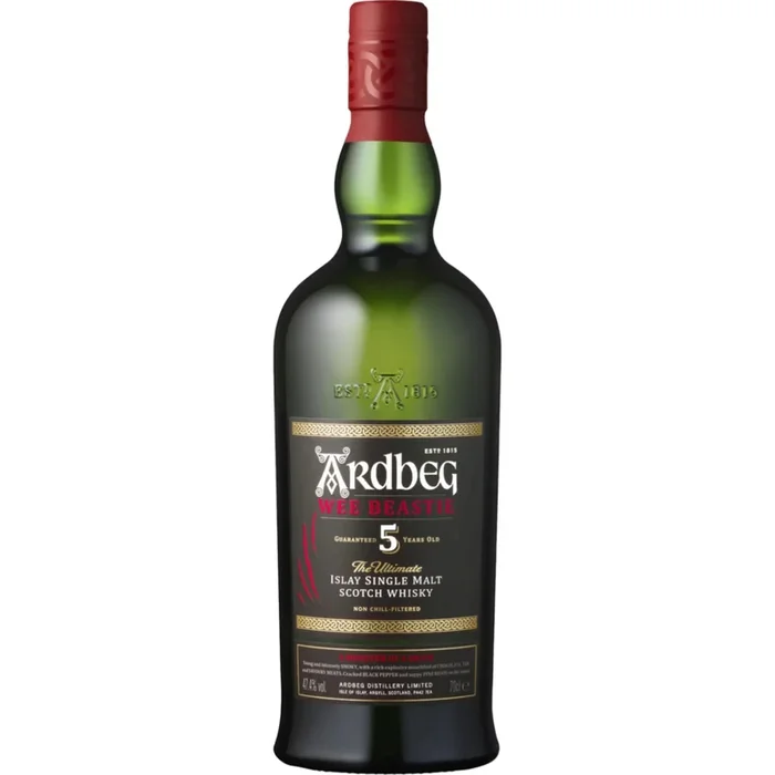 Ardbeg Single Malt Scotch Wee Beastie 5 Year Whiskey