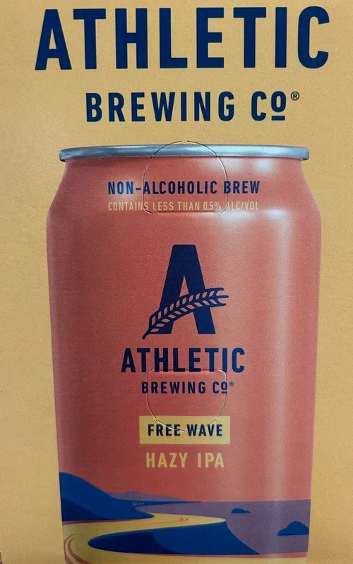 Athletic Brewing Co. Free Wave Hazy IPA NA Non-Alcoholic Beer