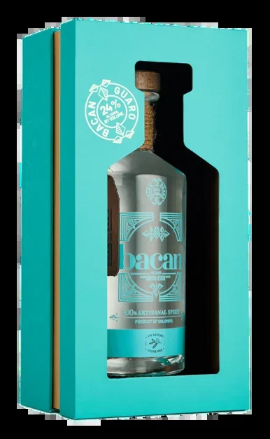 BACAN GUARO AGUARDIENTE SIN AZUCAR COLOMBIA 750ML