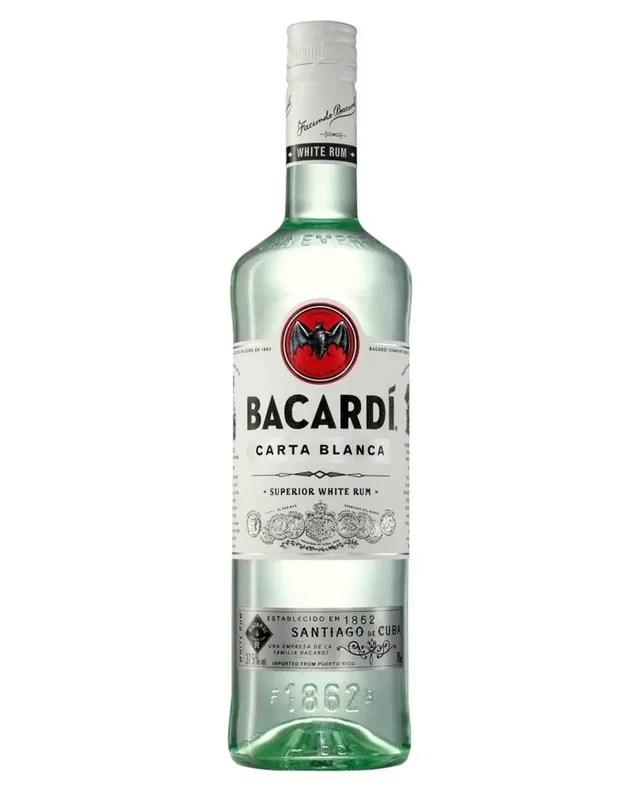 Bacardi Carta Blanca Rum, 70 cl