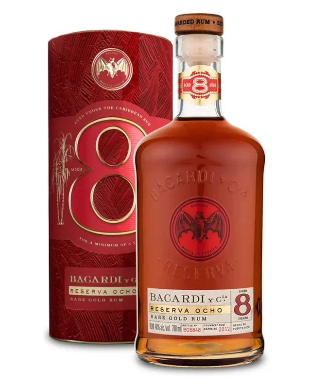 Bacardi Reserva Ocho 8 Year Old Rare Gold Rum, 70 cl