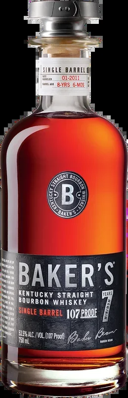 Bakers 7 Year Old 107 Proof Bourbon (750ml)