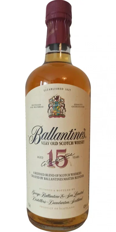 Ballantine’s 15 Year Old Very Old Scotch Whisky