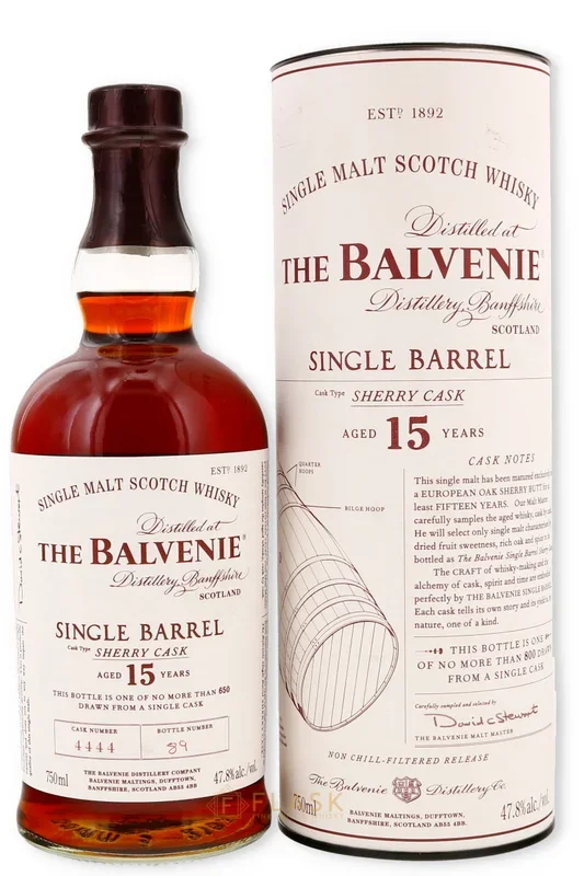 Balvenie 15 Year Old Sherry Cask Single Barrel #4444