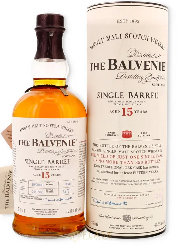 Balvenie 1990 15 Year Old Single Barrel #9843 47.8%