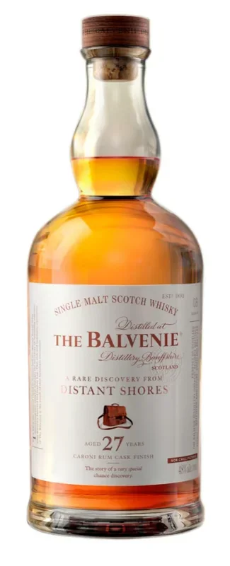 BALVENIE SCOTCH SINGLE MALT CARONI RUM CASK FINISH 27YR 750ML