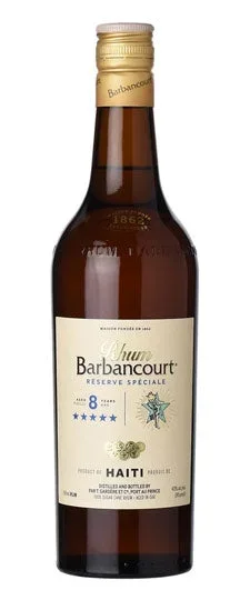 BARBANCOURT RUM HAITI FIVE STAR 86PF 8YR 750ML