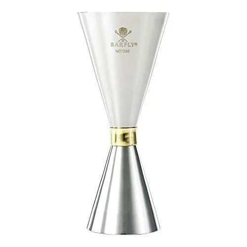 Barfly Cocktail Measuring Jigger, 1 oz x 2 oz, Banded