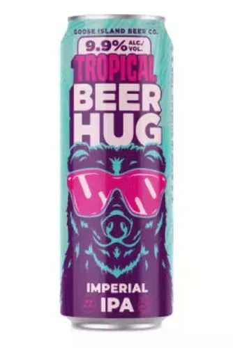 Beer 19.2oz Goose Island Beer Co. Tropical Beer Hug 01304