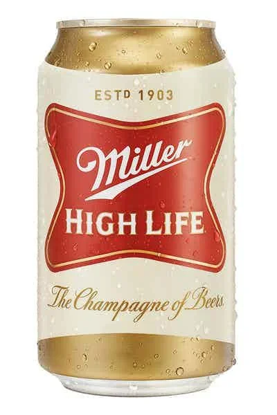 Beer DOM Miller High Life can 18pk