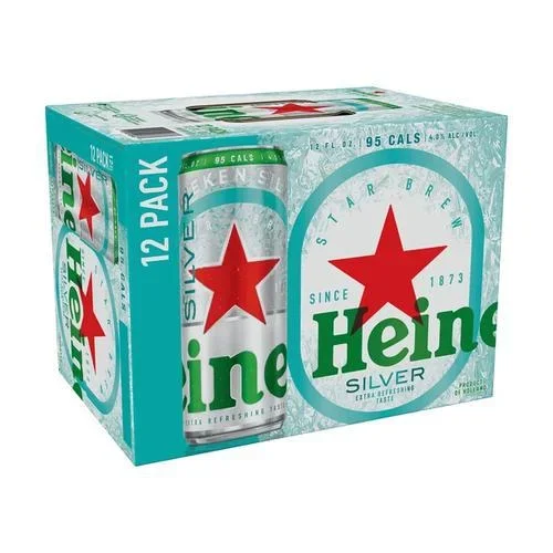 Beer Heineken 12pk Can Silver