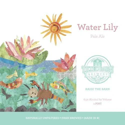 Beer RI Tilted Barn 4pk Water Lily
