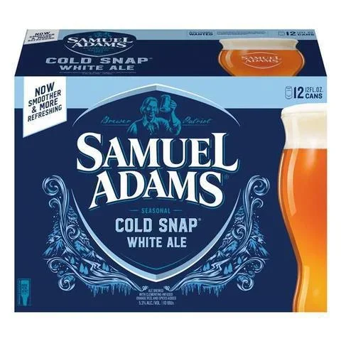 Beer Sam Adam’s 12pk Cans Cold Snap 689623