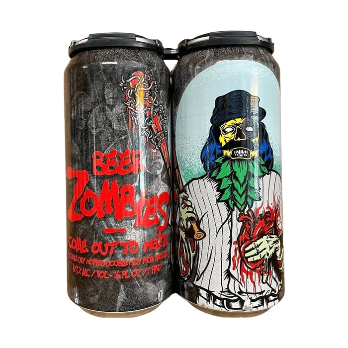 Beer Zombies Brewing Co. ‘Come Out To Haze’ DIPA Beer 4-Pack