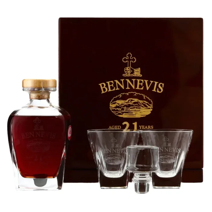 Ben Nevis 21 Year Old Port Wood (D.1990, B.2012) Crystal Decanter Scotch Whisky | 700ML